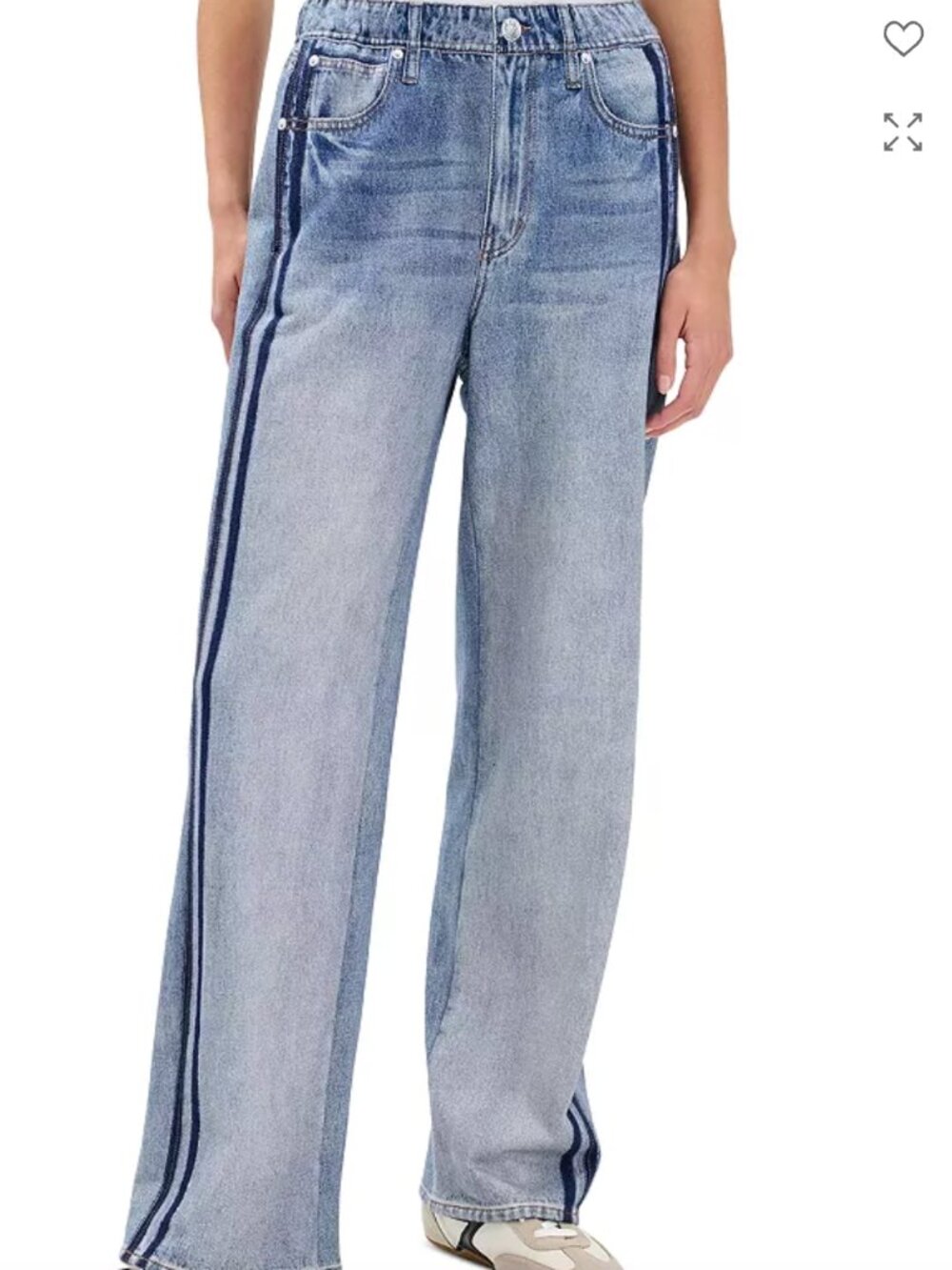 rag & bonewomen's Miramar Terry Wide Leg Track Pants-Size XL